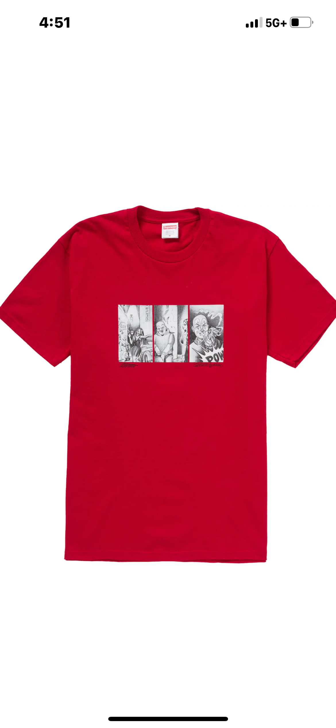 Supreme Pow Tee