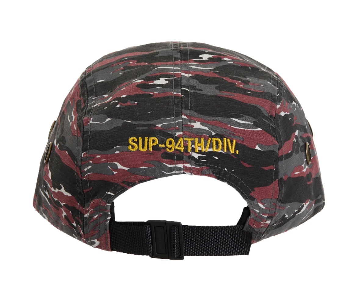 Supreme Box Logo Camo Camp Cap Tiger