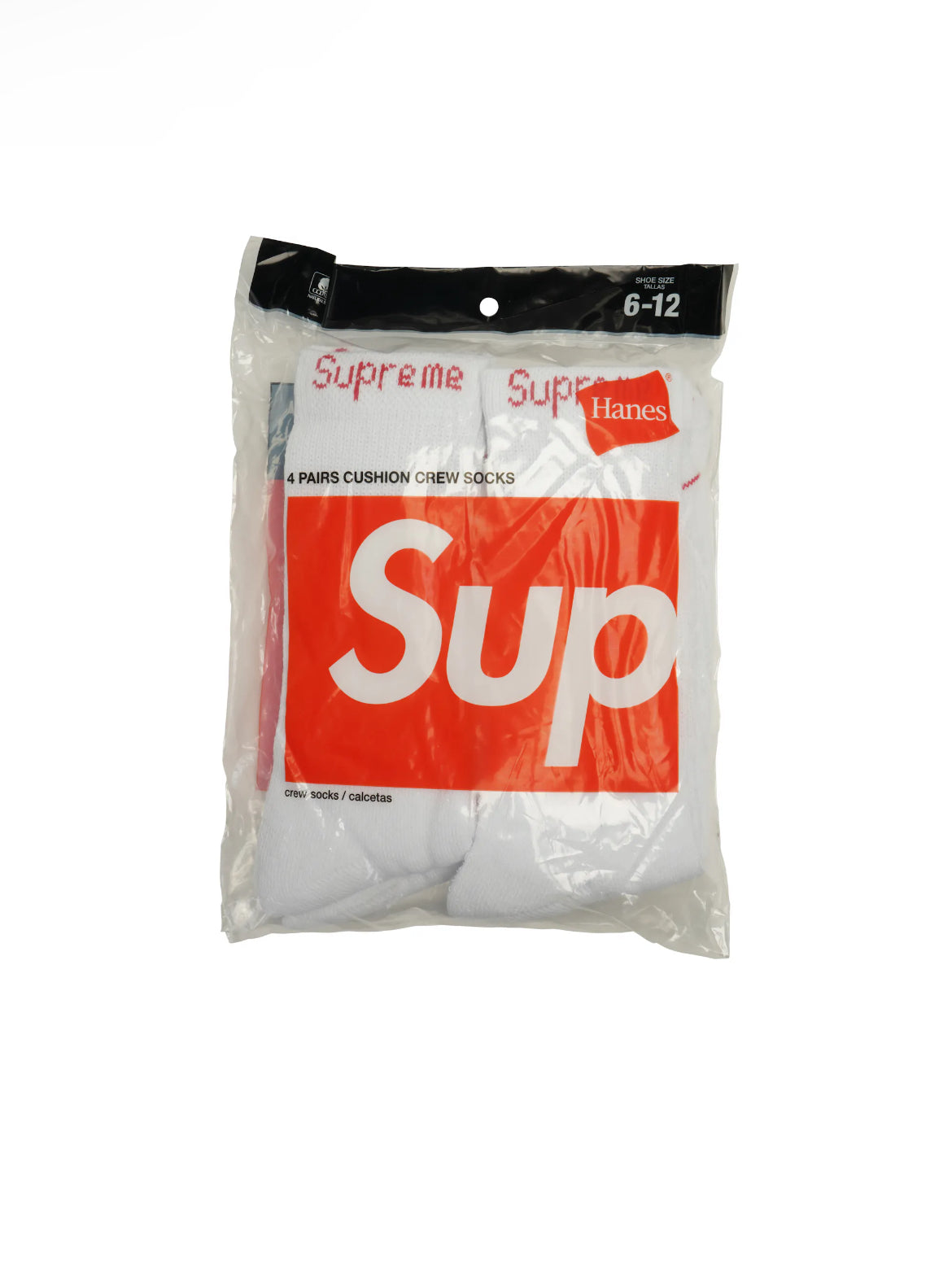 Supreme Hanes Crew Socks (4 Pack)