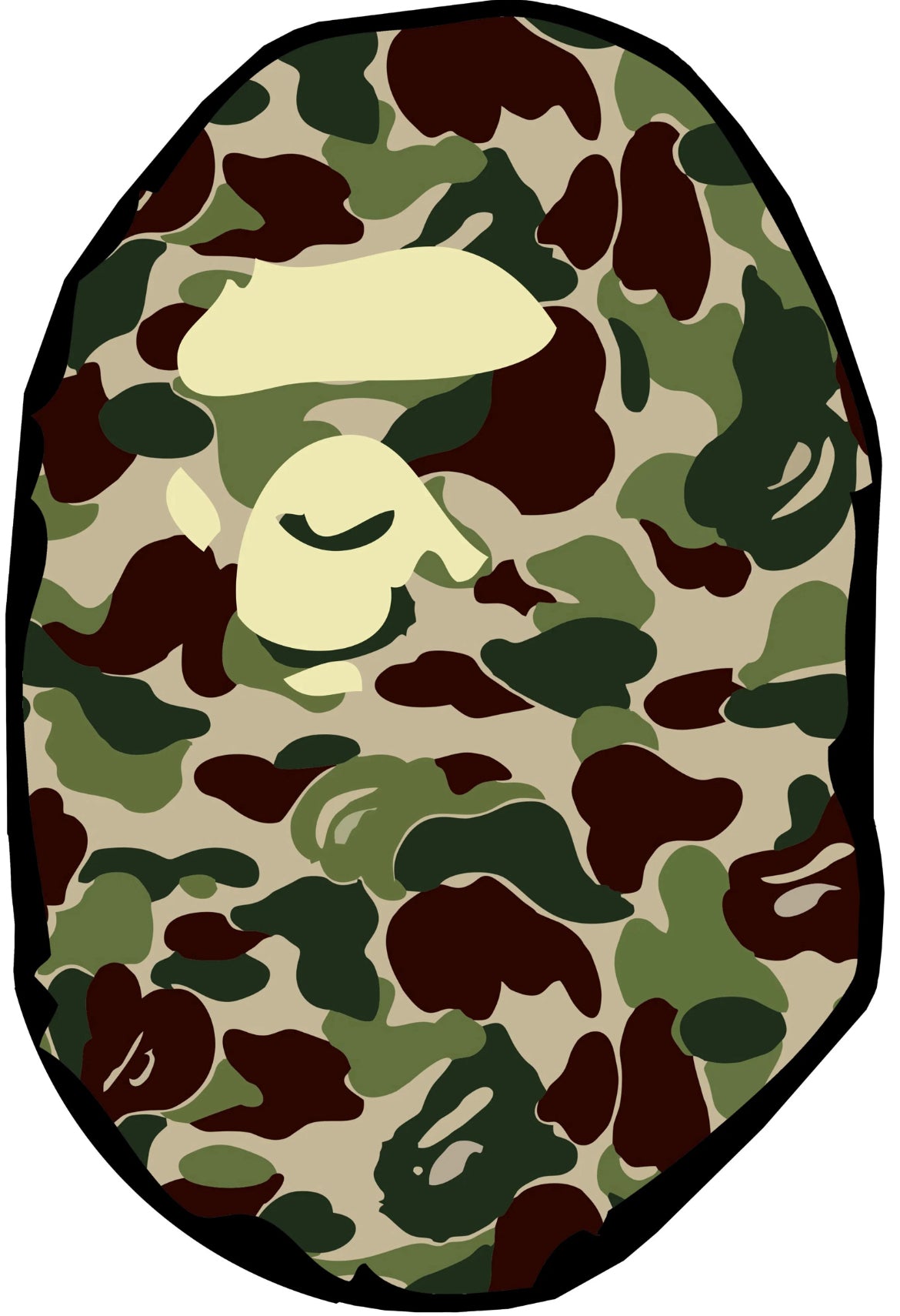 CUSTOM BAPE RUG 2FT X 3FT