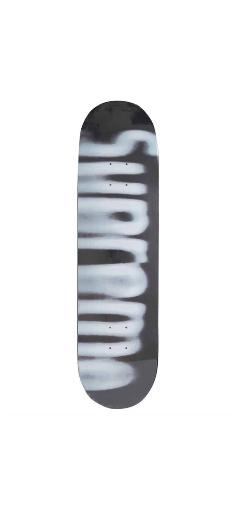 Supreme Blurred Logo Skateboard Deck Black