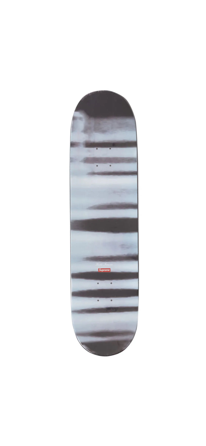 Supreme Blurred Logo Skateboard Deck Black