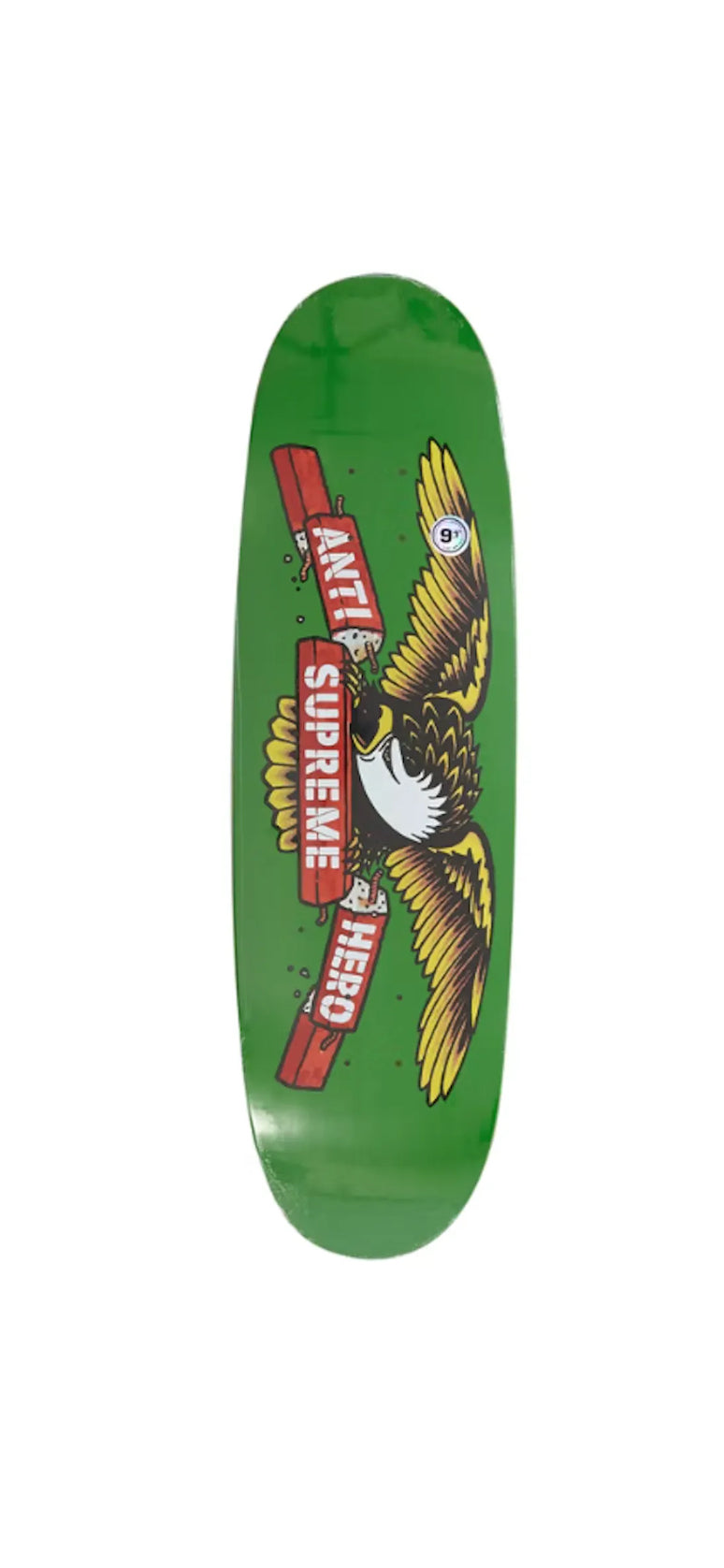 Supreme ANTIHERO Curbs Skateboard Deck Green