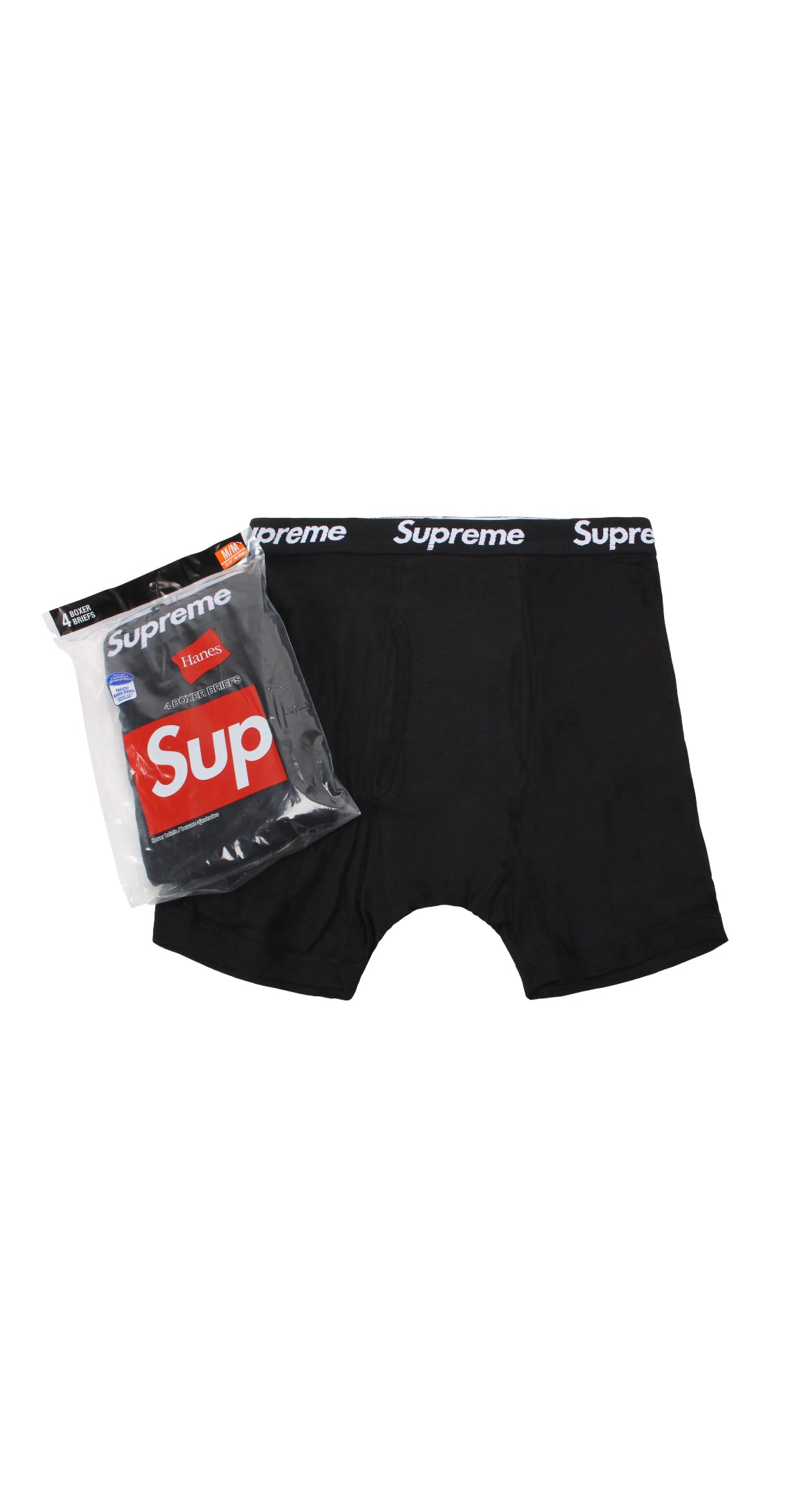 Calzoncillos tipo bóxer Supreme Hanes (paquete de 4)