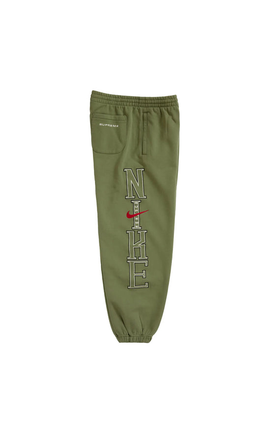 Supreme X Nike Hooded Sweatpant Olive