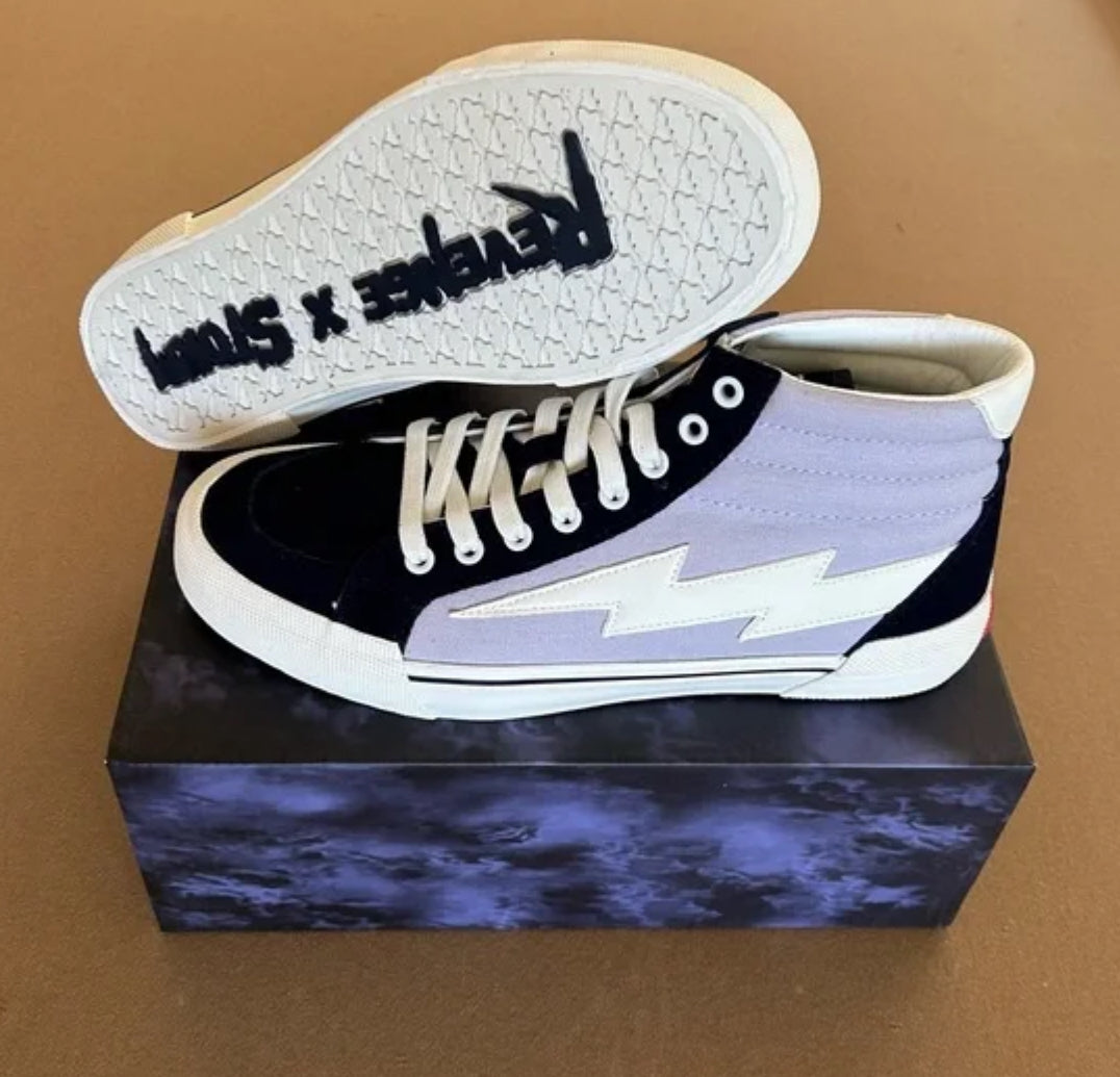 Revenge X Storm Vans High Top Dark Navy