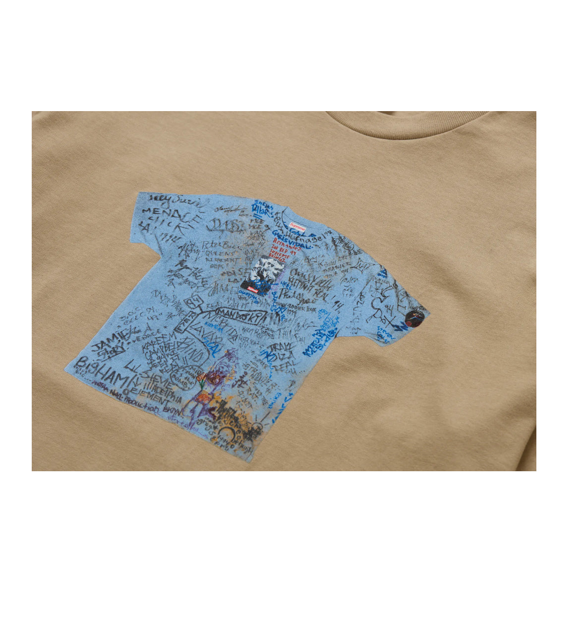 Supreme 30th Anniversary Tee Khaki