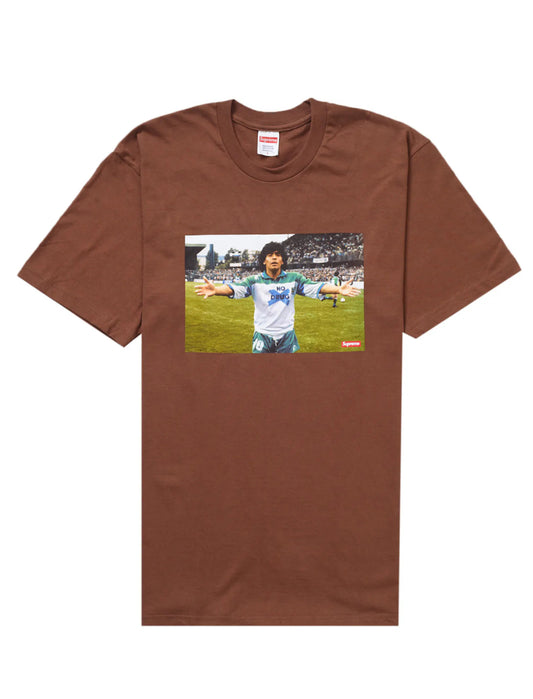 Supreme Maradona Tee Brown