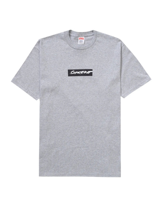 Supreme Futura Box Logo Tee Grey