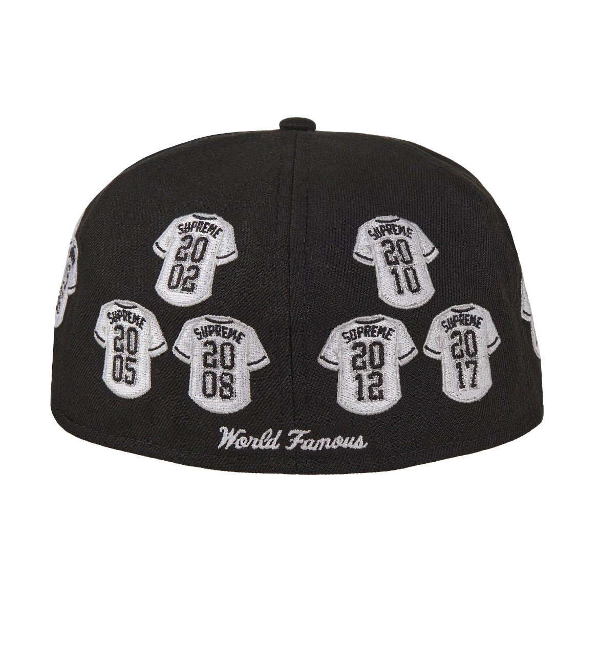 Supreme Jerseys Box Logo New Era Fitted Hat Black – SeansClothing
