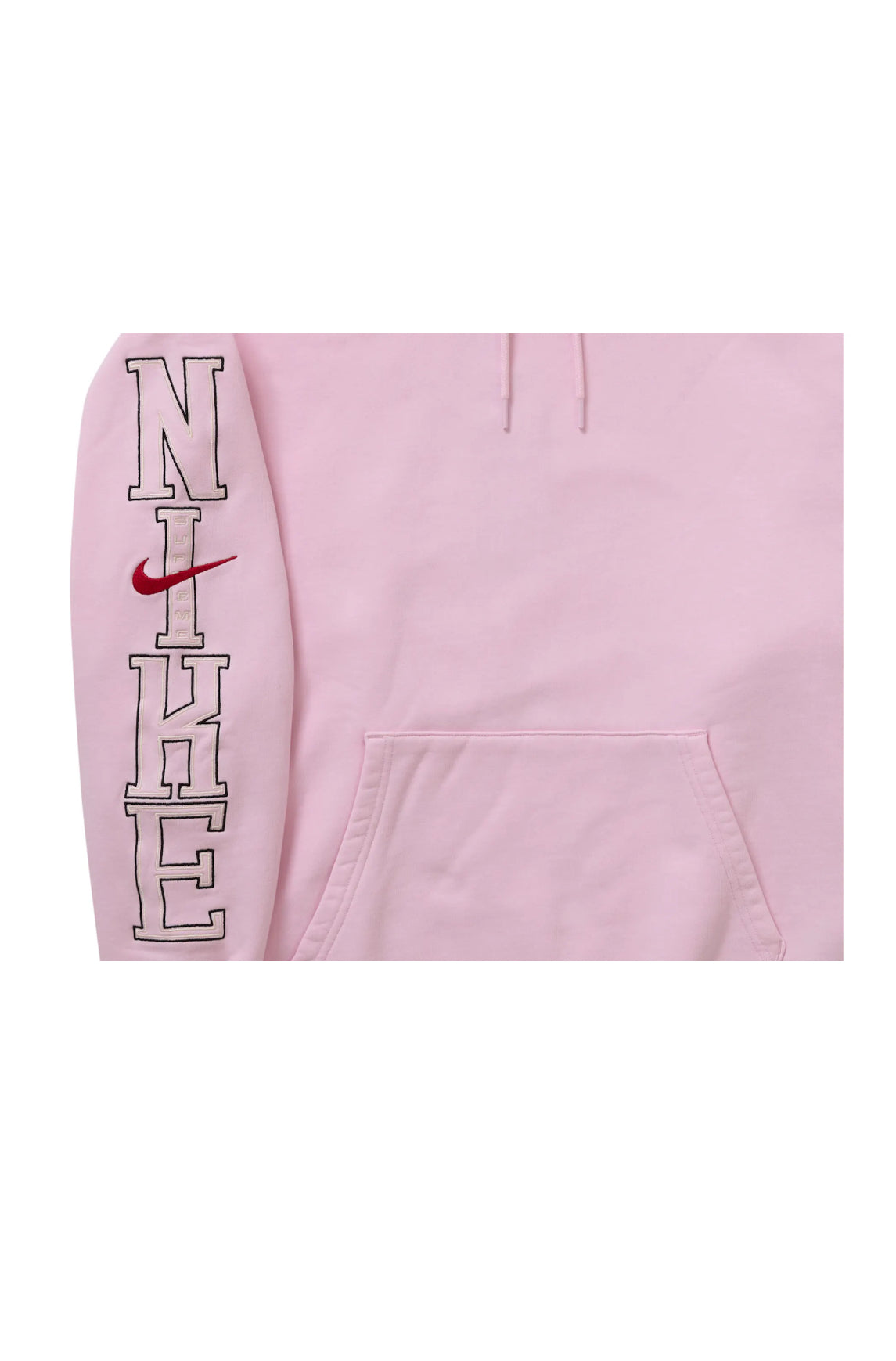 Supreme X Nike Hooded Sweatshirt Pink