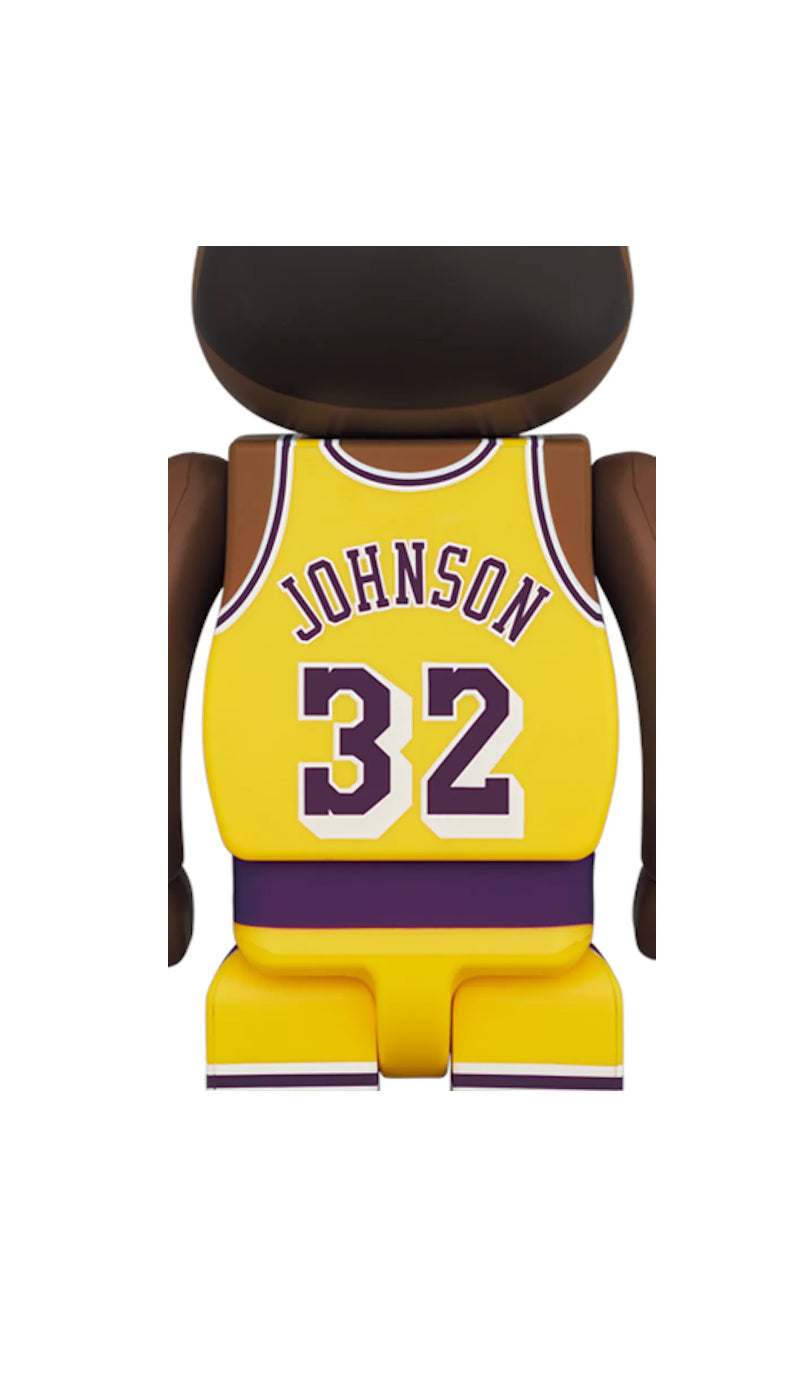 Bearbrick NBA Magic Johnson (Los Angeles Lakers) 100% & 400% Set