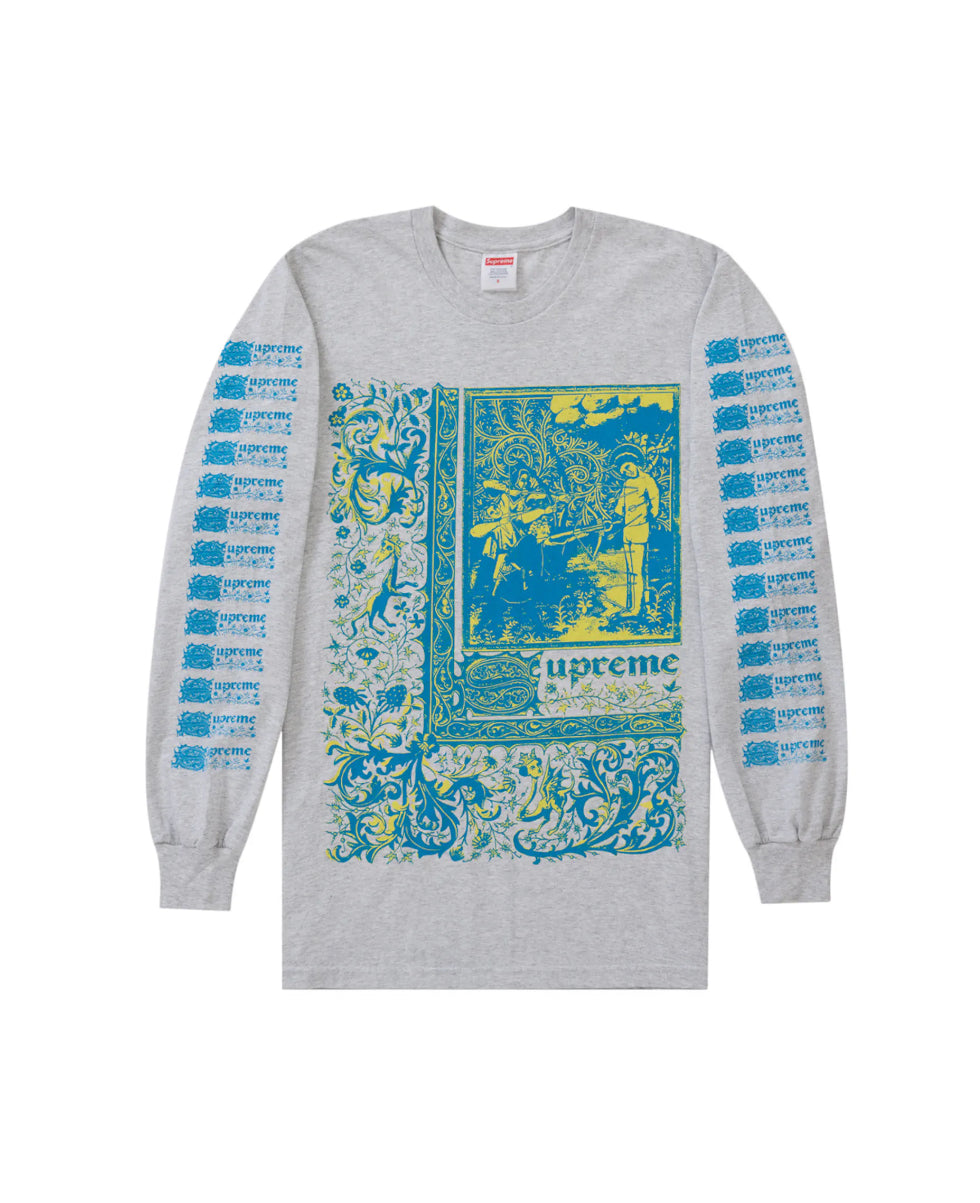 Supreme Saint Sebastian L/S Tee Grey