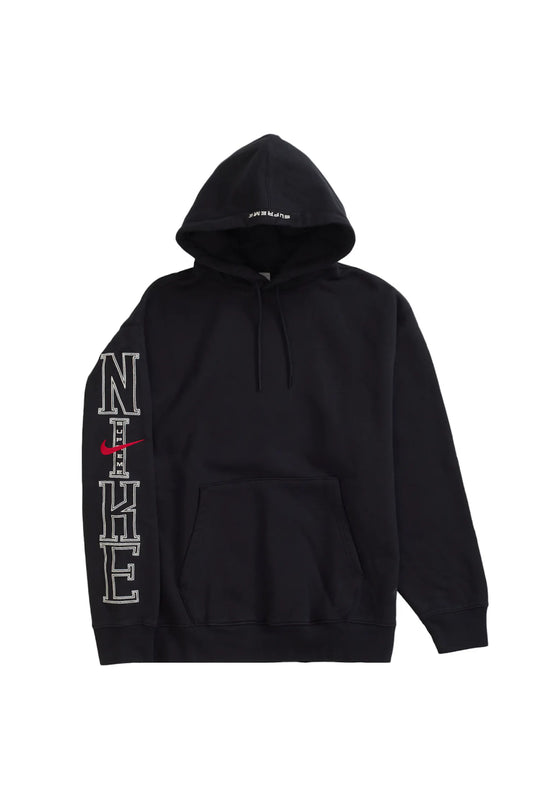 Supreme X Nike Hooded Sweatshirt Black