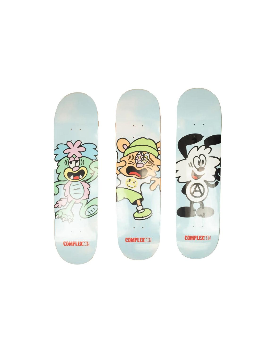 Verdy X ComplexCon Skateboard Deck (Set Of 3)