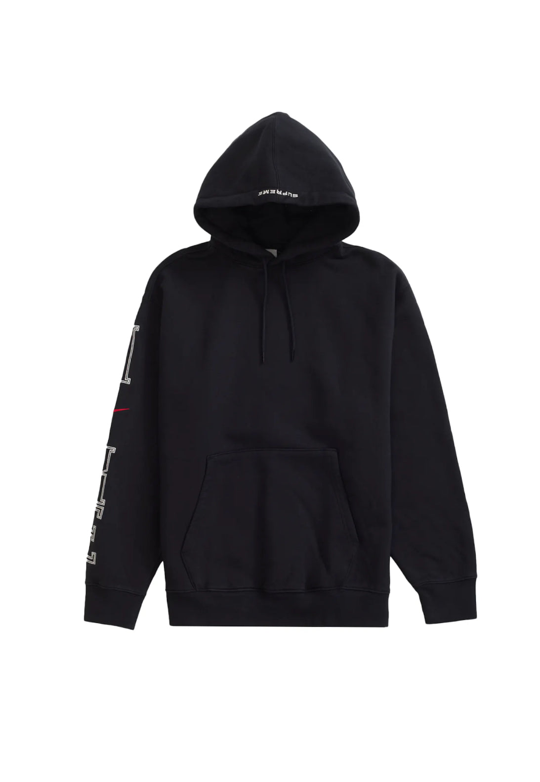 Supreme X Nike Hooded Sweatshirt Black