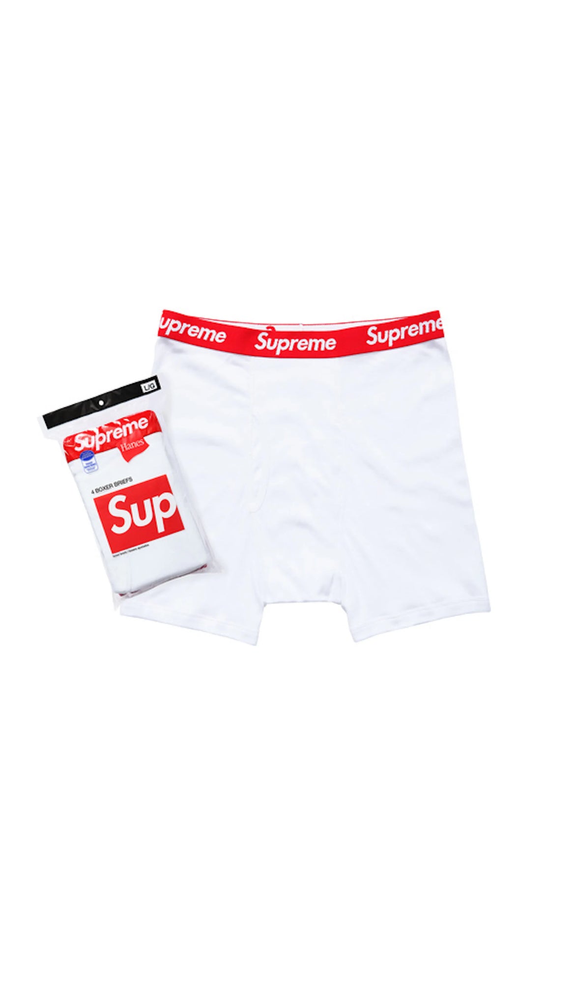 Calzoncillos tipo bóxer Supreme Hanes (paquete de 4)