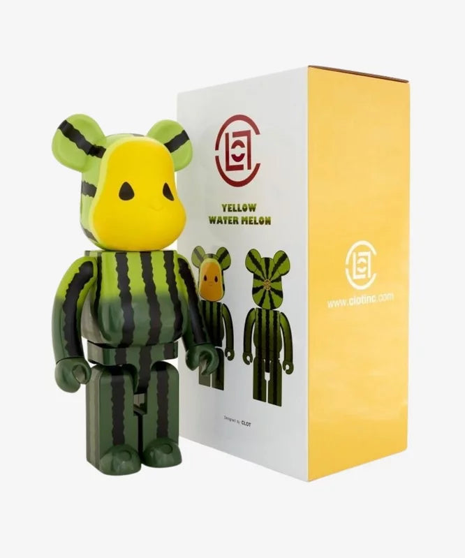 Bearbrick X Clot Summer Fruits Yellow Watermelon 100% & 400% Set